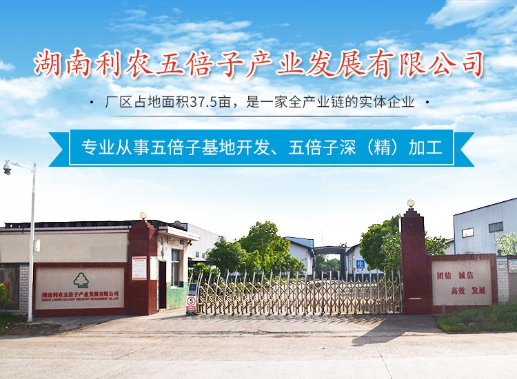 湖南利农五倍子产业发展有限公司_湖南五倍子深（精）加工